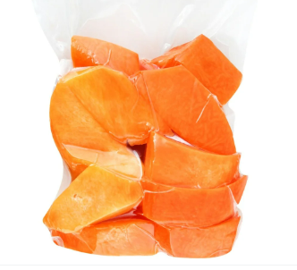 Гарбуз свіжий, очищений, митий, різаний скибочками, 1 кг